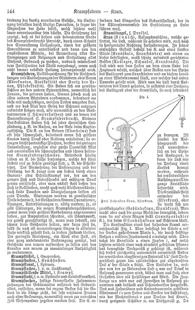 Eine Buchseite mit einer Zeichnung einer Maschine neben dem Text "Deutsches Patent 114,000,000", wobei die Maschinenillustration rechts positioniert ist.