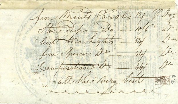 Alte Postkarte an die Vereinigten Staaten mit einer Briefmarke und dem handgeschriebenen Text "Vereinigte Staaten Postal Service".